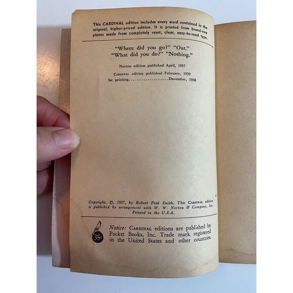 1959 Robert Paul Smith: Where Did You Go? Out What Did You Do? Nothing - Picture 5 of 6